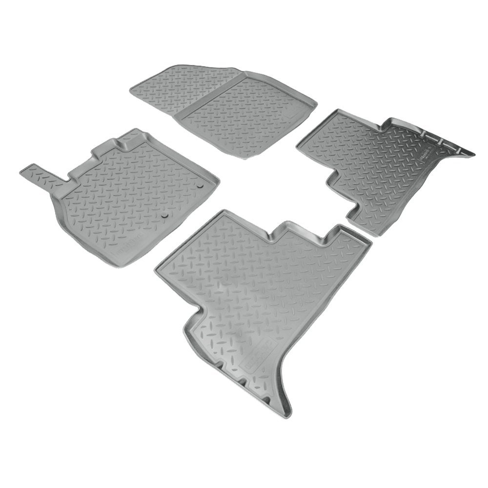 Ковры в салон Norplast/Unidec для Renault Scenic (2010-)Полиуретан,Серый, арт.NPL-Po-69-63-G