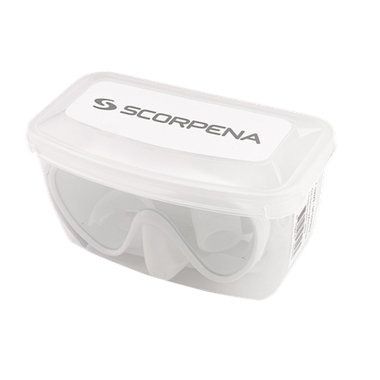 Комплект Scorpena маска+трубка для сноркелинга, белая Взрослый