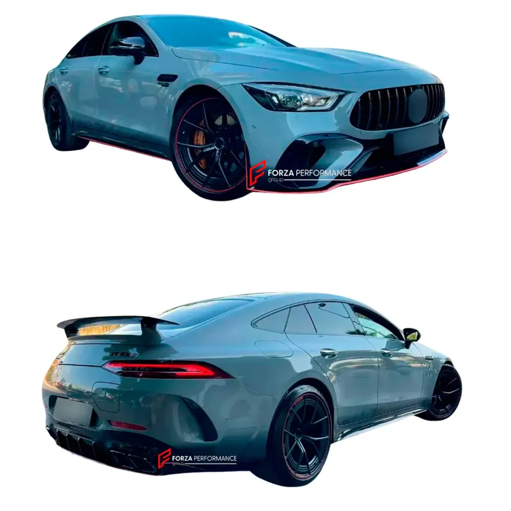 Обвес переделка для MERCEDES BENZ AMG GT4 X290 GT43 GT50 GT53 GT63S 2018+ ДО GT 63 SE PERFORMANCE F1 РЕСТАЙЛИНГ АМГ Мерседес Бенц