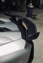 Карбоновый задний спойлер (крыло) с основанием для LAMBORGHINI AVENTADOR LP700 Coupe / Roadster 2011–2015 Ламборгини