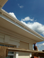 Соединитель желоба Docke LUX Пломбир