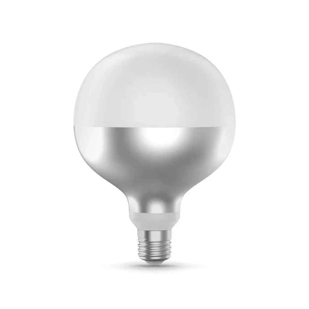 Лампа Gauss LED Filament G125 9W E27 890lm 4100K mirror-milky 1014802209