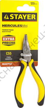 Тонкогубцы STAYER ″MASTER″ изогнутые ″HERCULES″ ″MINI″, 120мм