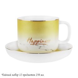 Lenardi 133-241 Чайный набор 12пр. 250 мл МАДЕЙРА в под.уп.(х6)Фарфор