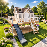 Детский деревянный домик Камилла