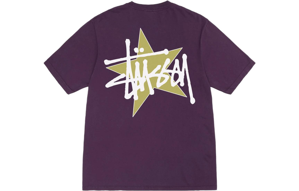 Футболки Stussy FW23 STAR TEE PIGMENT DYED LOGO T, 1904944H