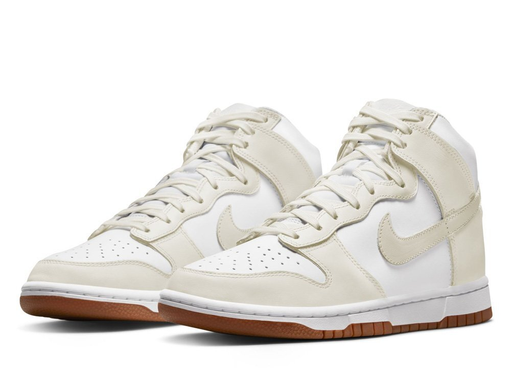 Nike dunk high beige hot sale