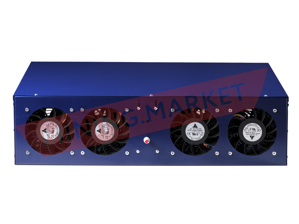 Безрайзерная тушка для майнинга "OCEAN-BitMain", тихая  (любые на выбор кулера)