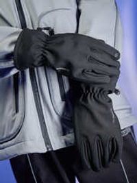 Перчатки Softshell "Уголь" Bungly tec 7+