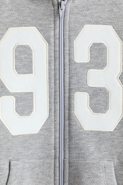 H&M Толстовка с принтом, серый меланж