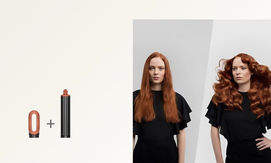 Стайлер Dyson Airwrap i.d. Long HS08 Straight+Wavy, бирюзовый/оранжевый (Ceramic Patina/Topaz)