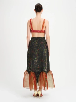 Юбка миди с воланами OLA OLA