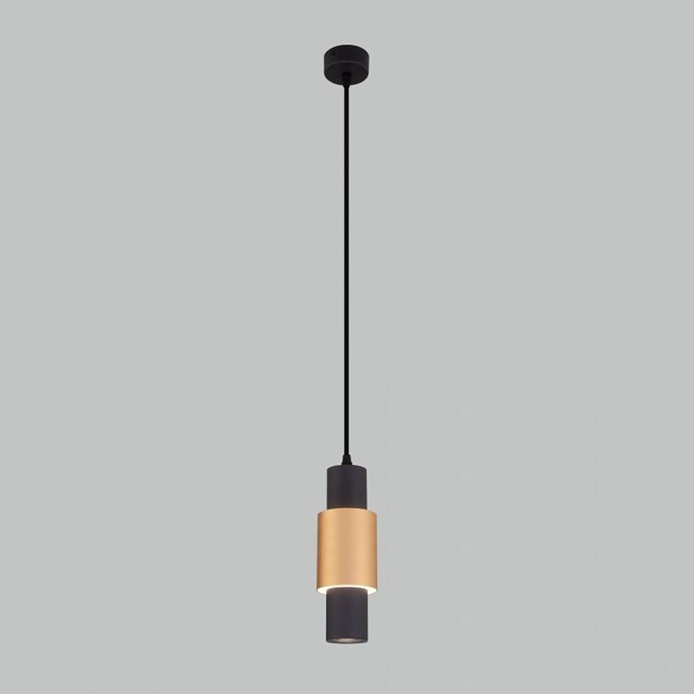 Подвесной светильник Eurosvet Bento 50204/1 LED черный/матовое золото