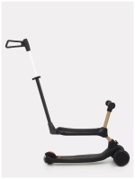 Беговел-самокат RB100 "Rider" Plus со светящимися колесами (черный)