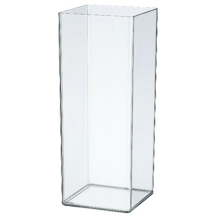 Вазон "Square" (пластик) D12xH30см (Прозрачный)