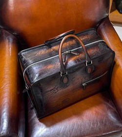 Дорожная сумка Berluti Overnight Scritto