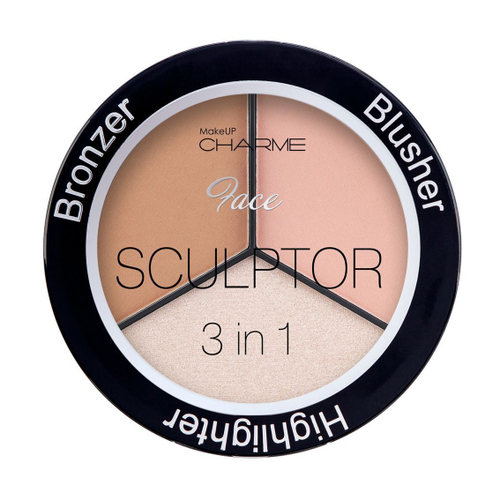 Charme Скульптор для лица 3 в 1 тон-11 (Теплый персиковый)