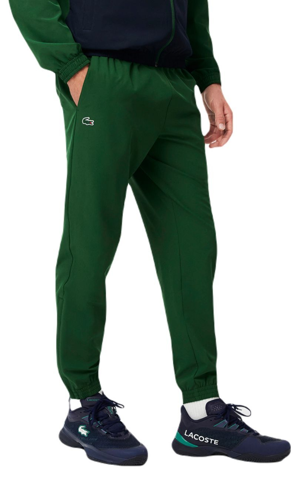 Мужской теннисный костюм Lacoste Tennis x Novak Djokovic - зеленый