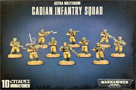 Warhammer 40,000 Astra Militarum Cadian Infantry Squad