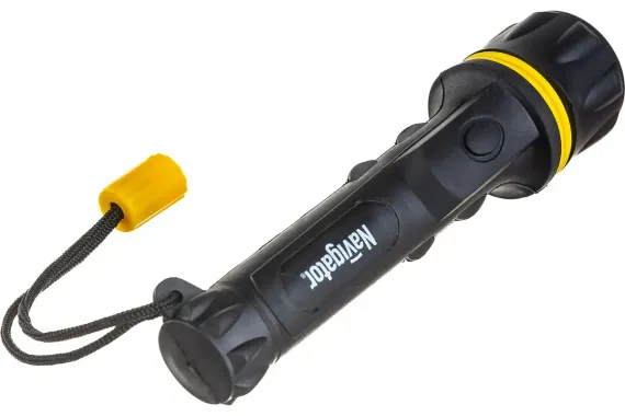 Фонарь Navigator NPT-R06-2АА 1LED*0,5Вт резина 23862