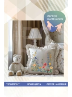 Термонаклейка на одежду, термопринт Цветок