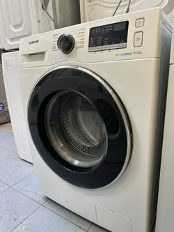 Стиральная машина Samsung WW60J4260HWDLP б/у фронтальная 6 кг до 1200 об/мин