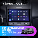 Teyes CC3 9" для Renault Duster 2015-2020