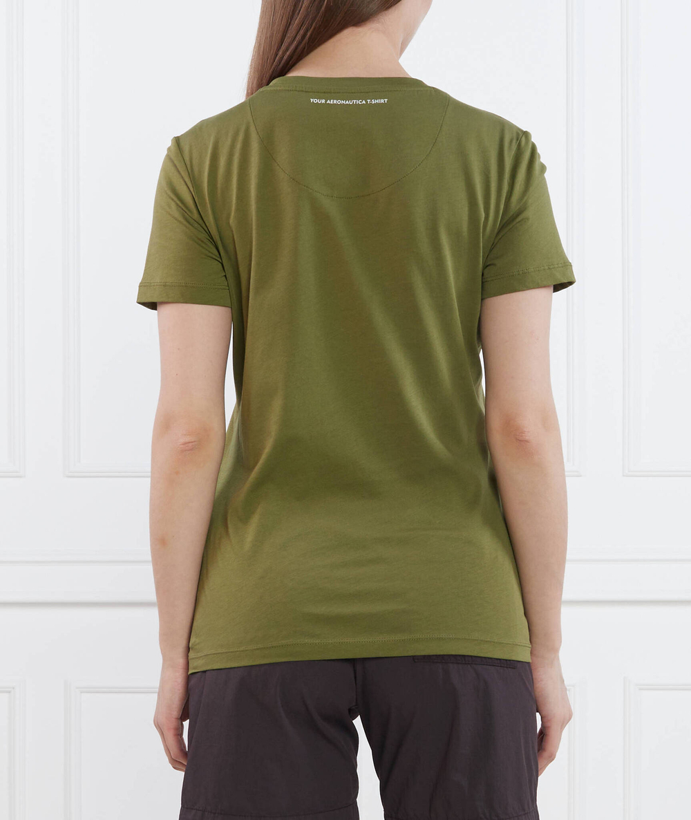 Футболка Aeronautica Militare - хаки(TS2101DJ510)