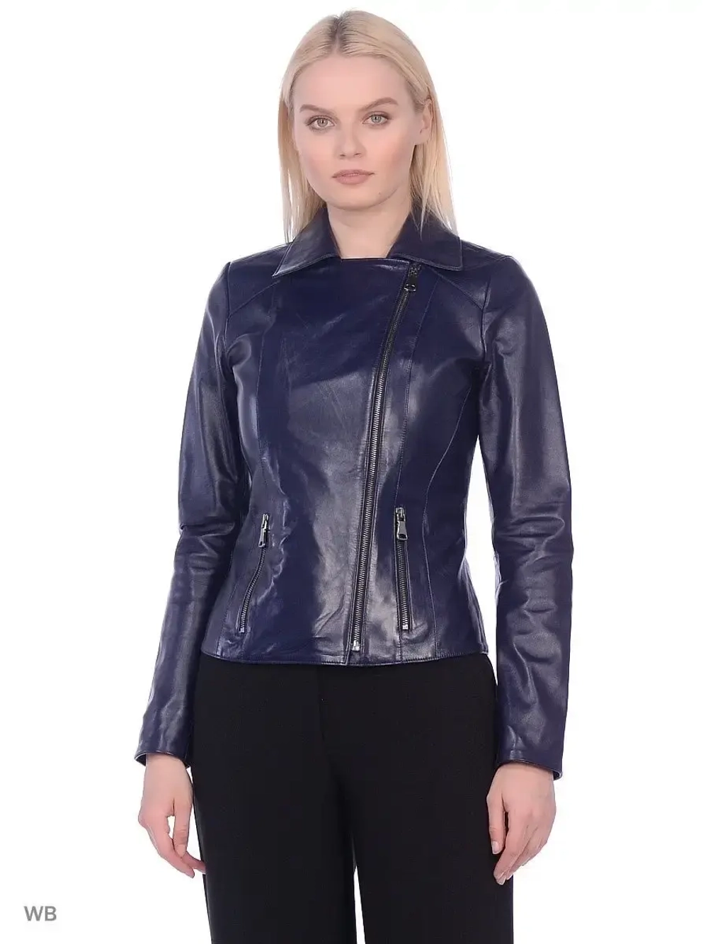 Косуха женская натуральная кожаная