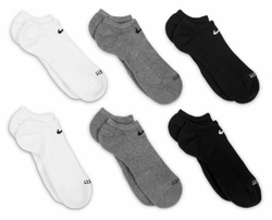 Теннисные носки Nike Everyday Plus Cushioned Training No-Show Socks 6P - multicolor