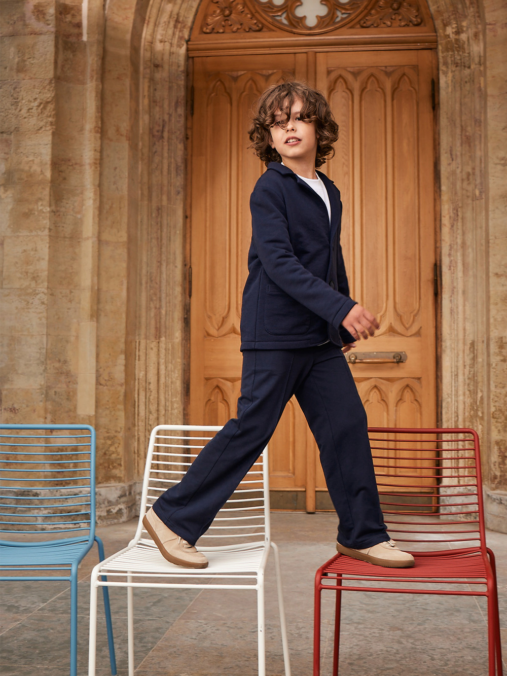 ПРЕДЗАКАЗ Брюки прямые Mjölk Синий