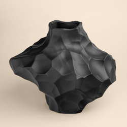 Ваза фарфоровая DUNE Черная