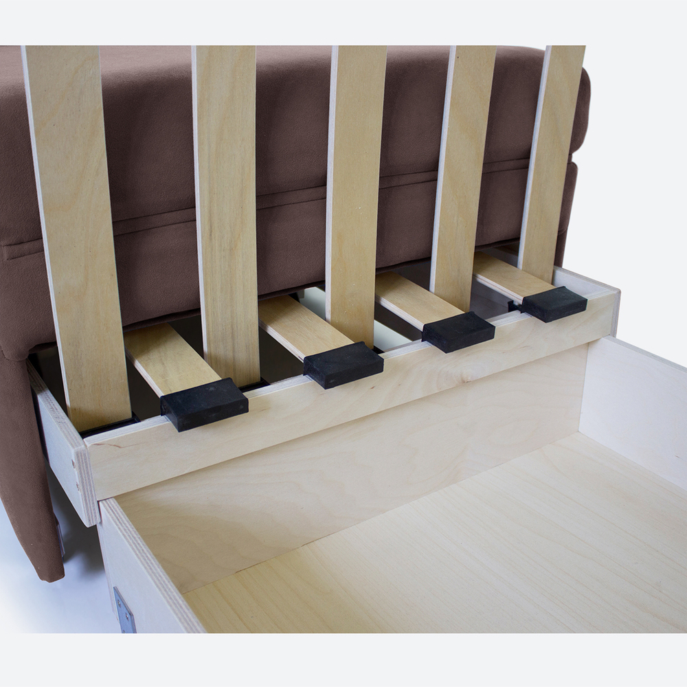 Кресло-кровать "Миник" Dream Chocolate (шоколадный), купон "Хаски"