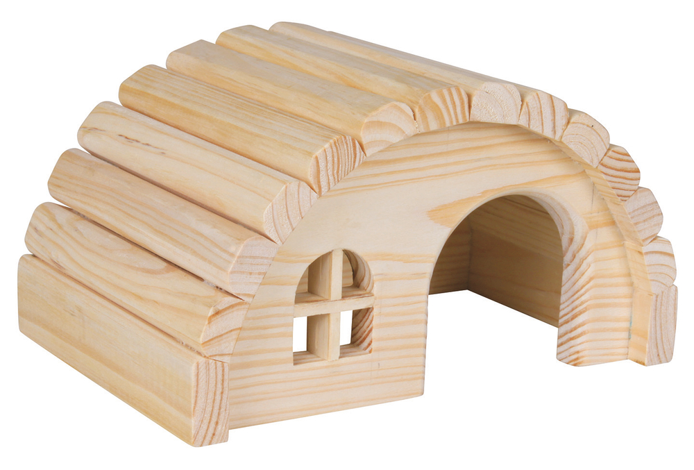 Домик для грызунов Trixie Wooden House S, размер 19х11х13см.