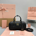 Miu Miu Arcadie Matelasse Nappa Leather Bag 27 cm