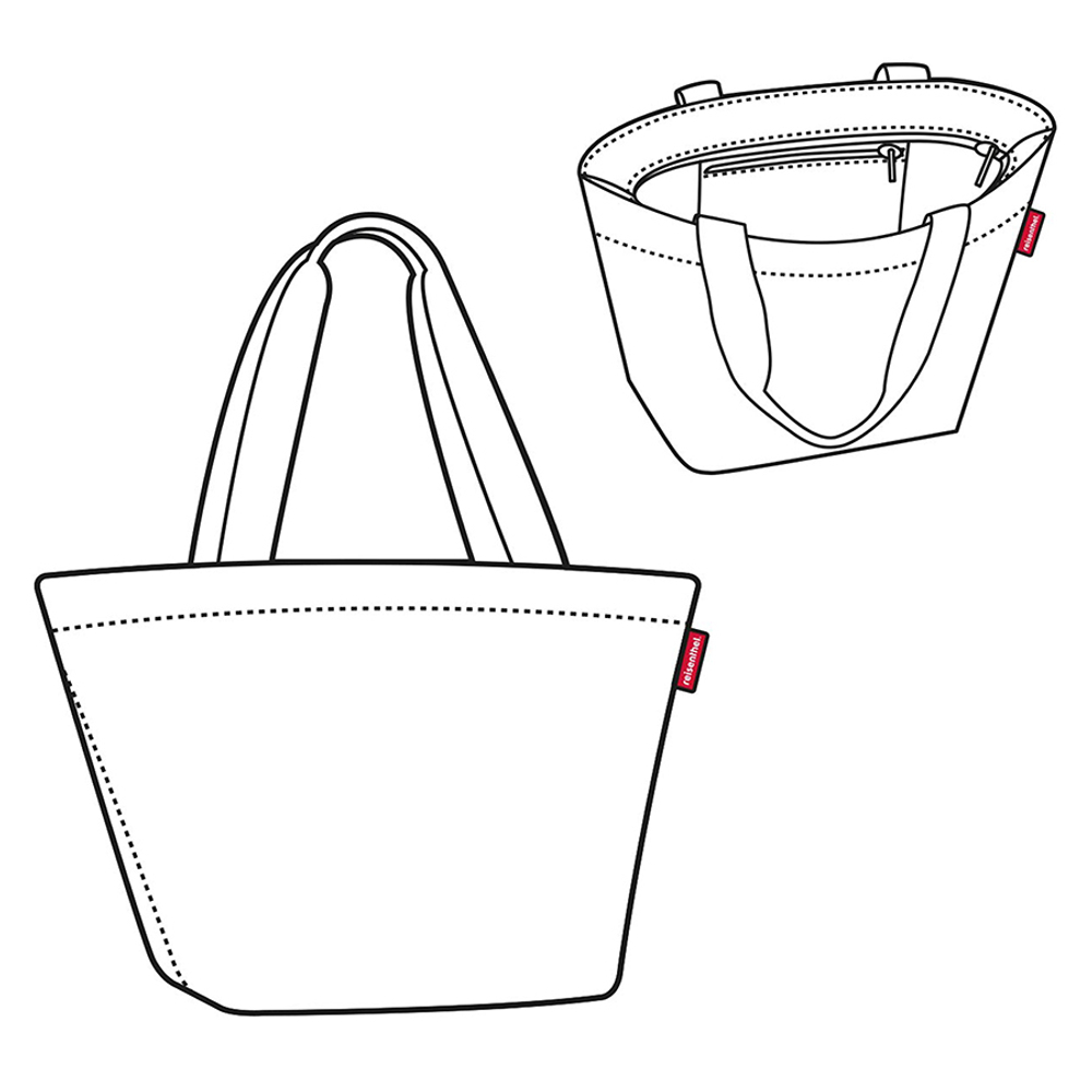 Сумка shopper m mini me leo