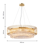 Подвесная люстра Favourite Subito 4779-10P