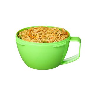 Кружка для приготовления лапши в СВЧ Sistema &quot;Microwave&quot; 940 мл, цвет Зеленый