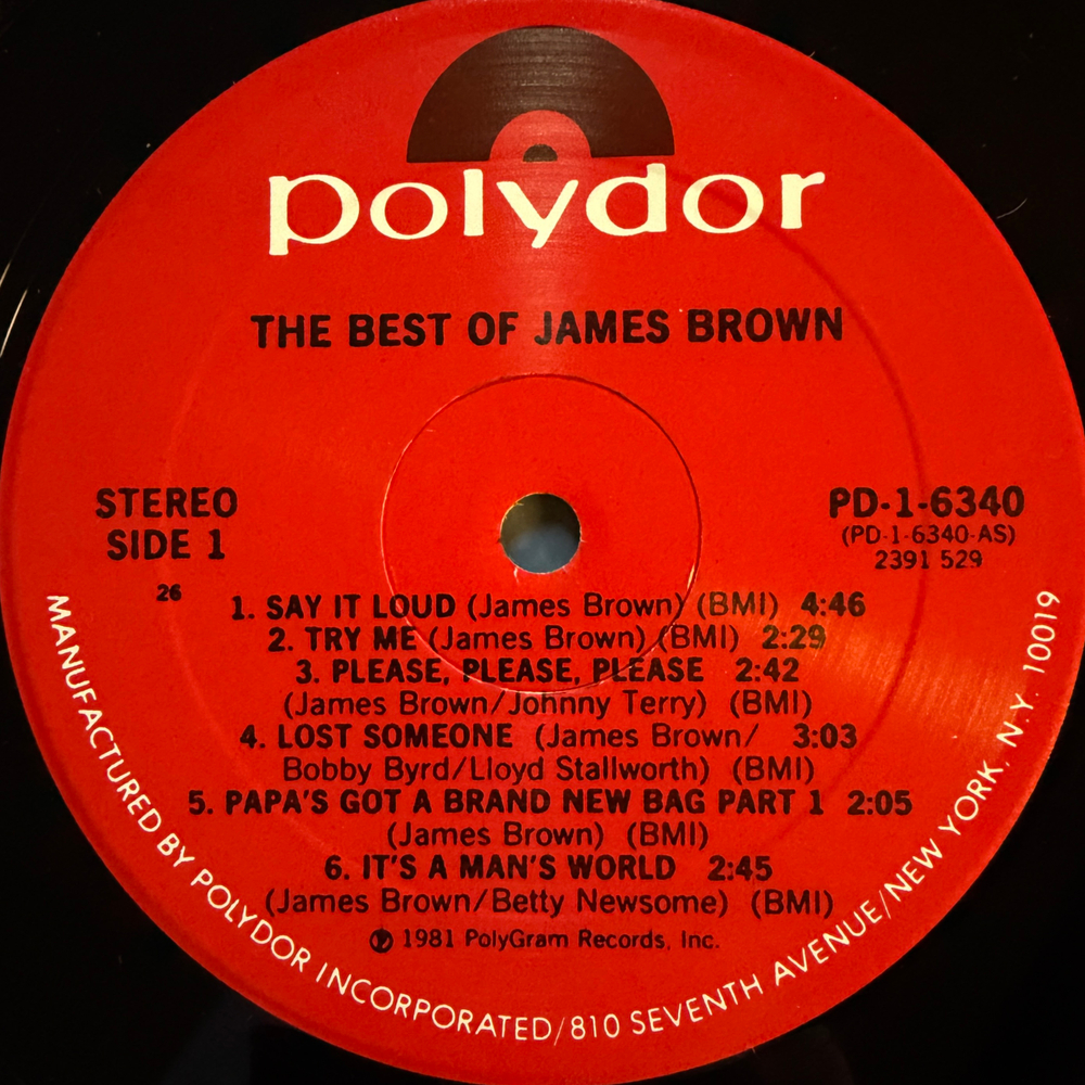 James Brown ‎– The Best Of James Brown (США 1981г.) Т