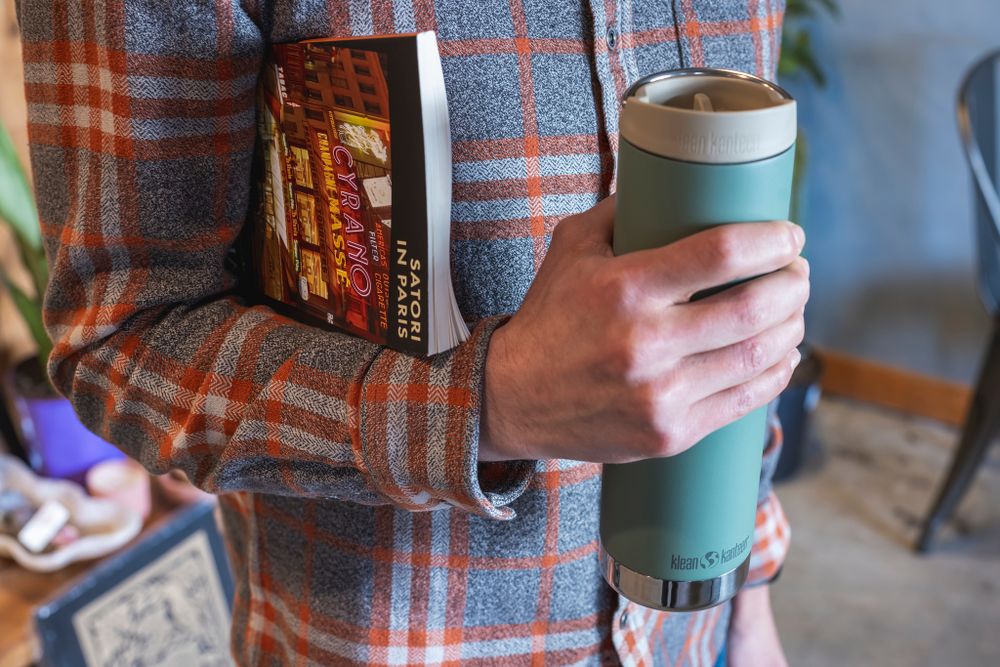 Термокружка Klean Kanteen TKWide Cafe Cap 20oz (592 мл) Sea Spray