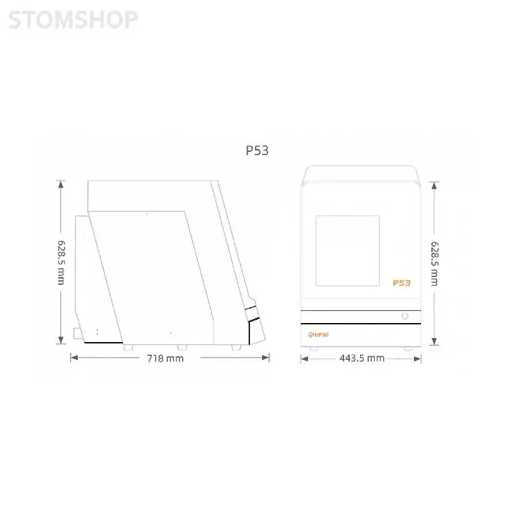 UP3D P53 BLACK - 5-осевой стоматологический фрезерный станок | UP3D (Китай)