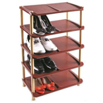 Полка обувная "Сафир", 5-ти ярусная темно-коричневый, РП-511