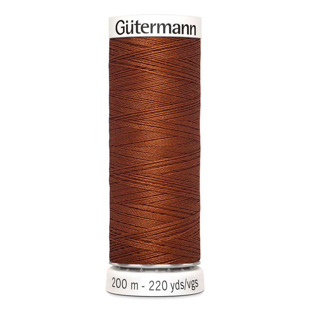 Нить Sew-All 200 м, Gutermann, 934 коричнево-терракотовый
