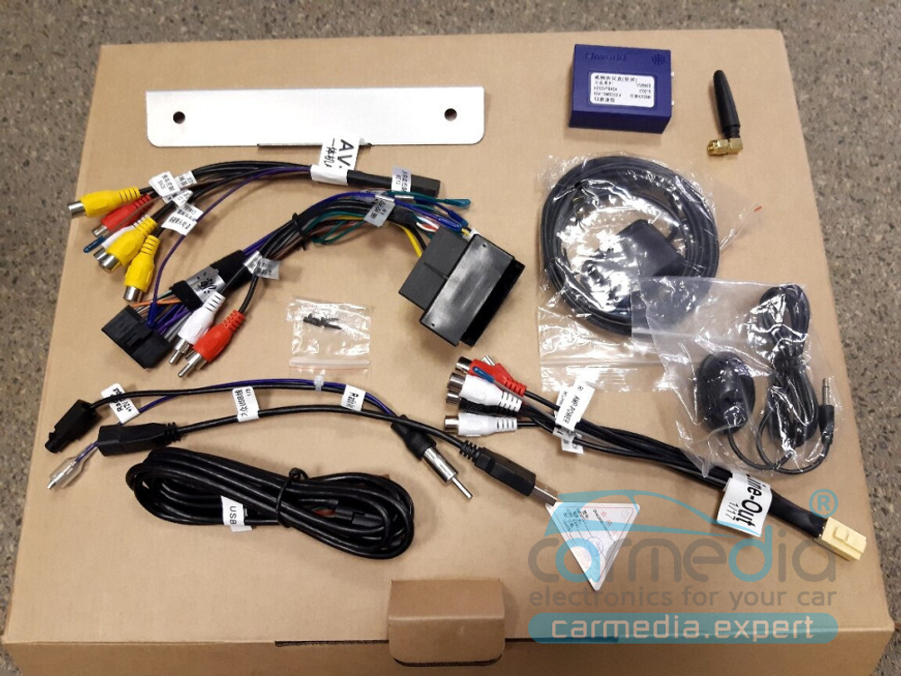 Магнитола для VW Touareg 2 2010-2018 (RCD550) - Carmedia ZF-1108-DSP "Тесла-Стиль" монитор 10.4" на Android 9, 4/64ГБ