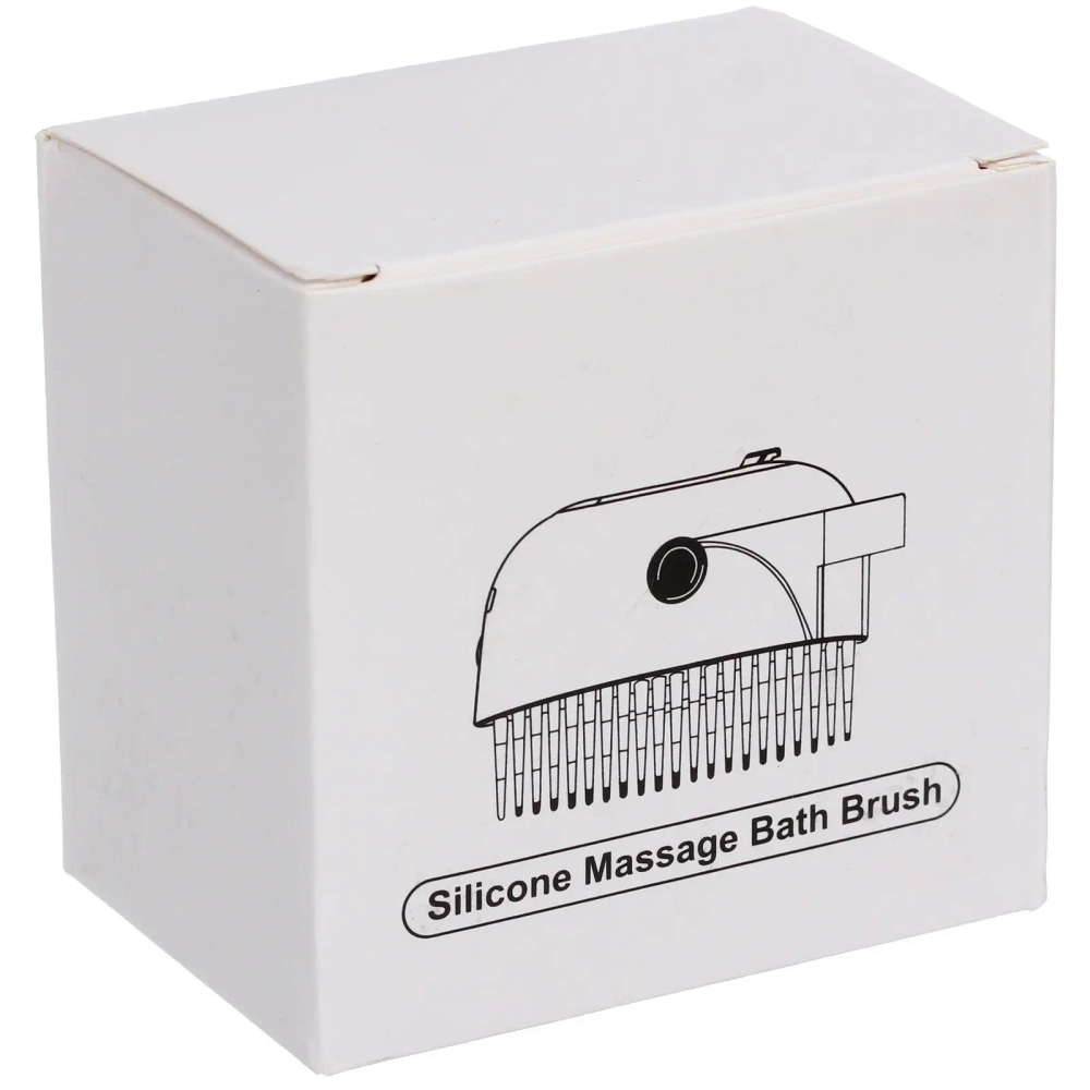 Щетка для вычесывания шерсти и мытья «Счастливый хвост!», цвет розовый, 8*4,5см/80мл (коробка)