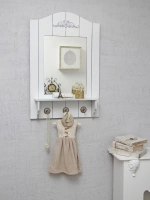 Зеркало настенное с полкой "Прованс"