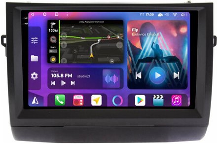 Магнитола для Toyota Prius 20 2003-2011 (вниз, авто без JBL) - FarCar 9613F1LM на Android 13, QLED+2K, ТОП процессор, CarPlay, 4G SIM-слот