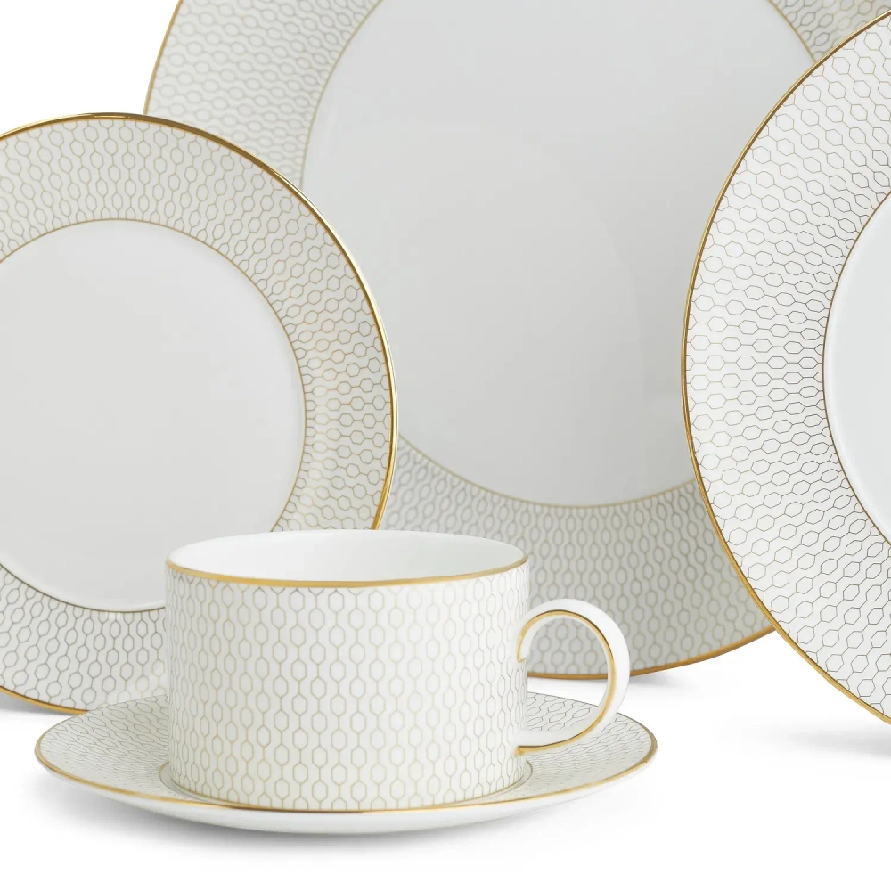 Wedgwood Кофейный и столовый сервиз Gio Gold на 1 персону