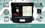 Магнитола для Mitsubishi Outlander XL - Vaycar VA47-0056 на Android 13, 8-ядер, 2Гб-32Гб, 4G SIM-слот