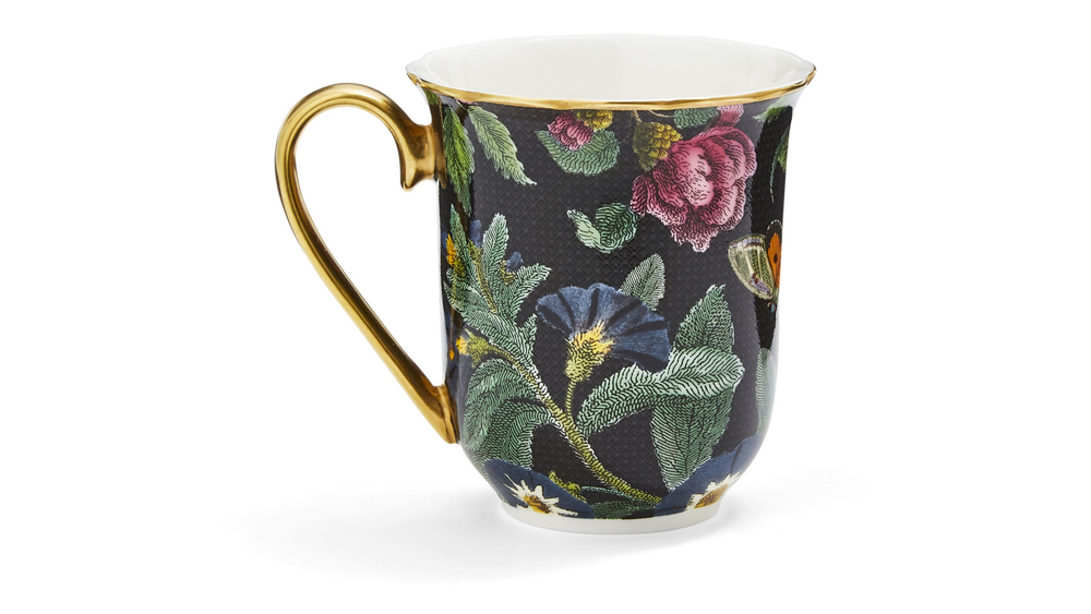 Кружка 340мл Spode Диковинные создания черная в подарочной коробке